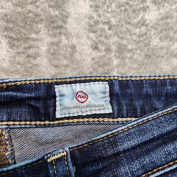 AG Adriano Goldschmied Women's The Legging Ankle Distressed Jeans Size 25 - Picture 11 of 14